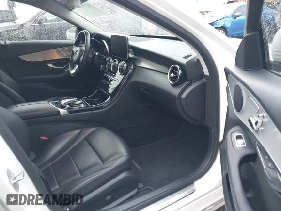 2016 Mercedes-Benz C 300 with VIN 55SWF4JBXGU148330, listed as a IAAI auction lot 41782215 with 87,126 mi miles and . Bid and sale history available at carsss.com. Image 5.