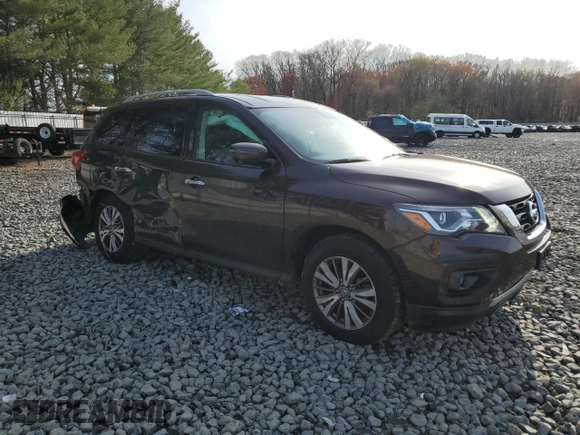 2019 Nissan Pathfinder SL with VIN 5N1DR2MM3KC611962, listed as a Copart auction lot 52697465 with 53,768 mi miles and Salvage Title. Bid and sale history available at carsss.com. Image 4.