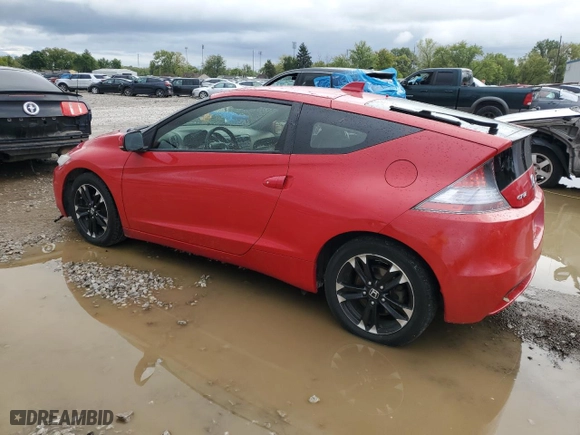 2014 Honda CR-Z EX with VIN JHMZF1D62ES002398, listed as a Copart auction lot 73600794 with 148,977 mi miles and Salvage Title. Bid and sale history available at carsss.com. Image 2.