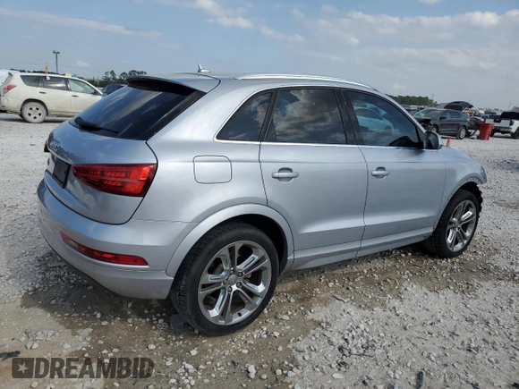 2017 Audi Q3 Premium Plus z VIN WA1HCCFS2HR015136, wystawiony jako Copart lot #53516725 z przebiegiem 46 490 mil mil oraz Czysty tytuł • Clean title. Historia ofert i sprzedaży dostępna na DreamBid. Obrazek 3.