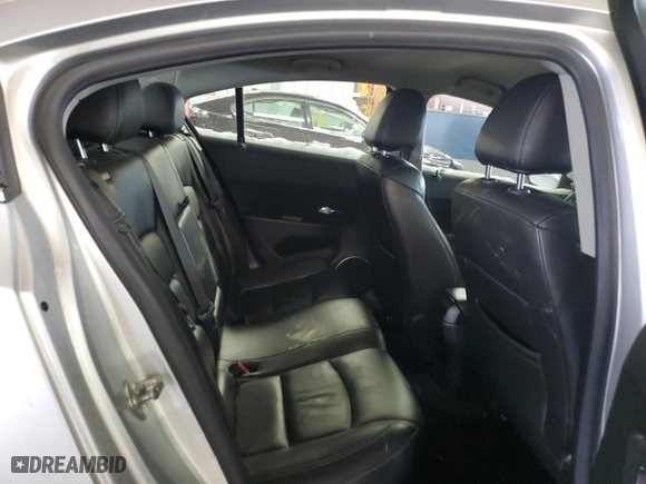 2012 Chevrolet Cruze LTZ with VIN 1G1PH5SCXC7117827, listed as a Copart auction lot 46258225 with 162,834 mi miles and Salvage Title. Bid and sale history available at carsss.com. Image 10.