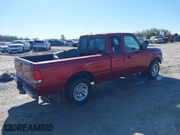 2000 Ford Ranger XL with VIN 1FTYR14VXYTB00914, listed as a IAAI auction lot 41891845 with 186,148 mi miles. Bid and sale history available at carsss.com. Image 4.