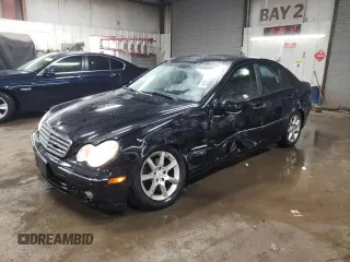 2005 Mercedes-Benz C 240 with VIN WDBRF81J85F591192, listed as a Copart auction lot 47052025 with 143,191 mi miles and Salvage Title. Bid and sale history available at DreamBid. Image 1.