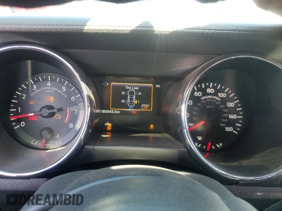 2016 Ford Mustang GT with VIN 1FA6P8CF9G5335846, listed as a Copart auction lot 52853965 with 60,043 mi miles and Salvage title. Bid and sale history available at DreamBid. Image 9.