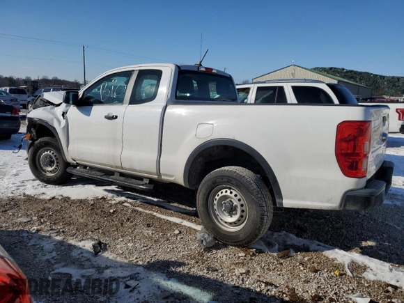 2019 Ford Ranger XL with VIN 1FTER1EH2KLB01414, listed as a Copart auction lot 88994655 with 0 mi miles and Salvage Title. Bid and sale history available at carsss.com. Image 2.