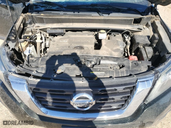 2019 Nissan Pathfinder SV with VIN 5N1DR2MM8KC586105, listed as a Copart auction lot 43481885 with 98,489 mi miles and Salvage Title. Bid and sale history available at carsss.com. Image 13.