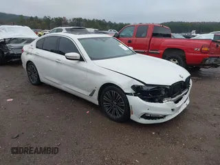 2018 BMW 5 Series 530e with VIN WBAJA9C52JB253501, listed as a IAAI auction lot 41010120 with 93,059 mi miles and . Bid and sale history available at DreamBid. Image 1.