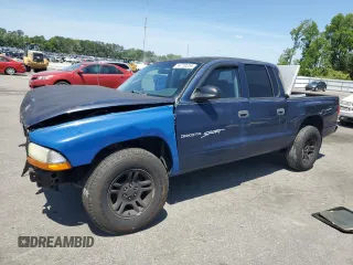 2001 Dodge Dakota Sport z VIN 1B7HL2AN91S326529, wystawiony jako Copart lot #54770255 z przebiegiem 168 238 mil mil oraz Szkoda całkowita • Salvage title. Historia ofert i sprzedaży dostępna na DreamBid. Obrazek 1.