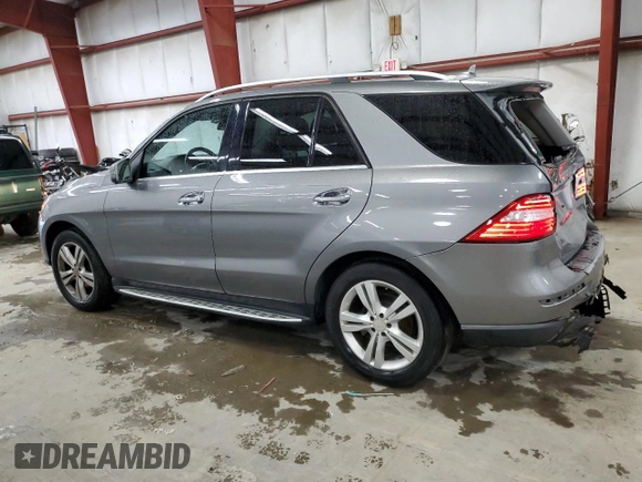 2013 Mercedes-Benz M ML 350 with VIN 4JGDA5HB6DA180761, listed as a Copart auction lot 51044665 with 121,055 mi miles and Salvage Title. Bid and sale history available at carsss.com. Image 2.
