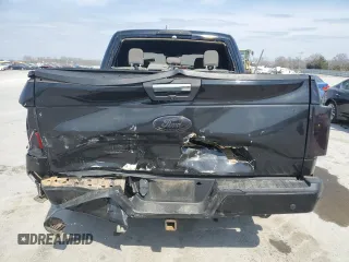 2015 Ford F-150 XLT with VIN 1FTEW1C81FKD32005, listed as a Copart auction lot 48294905 with 142,281 mi miles and Salvage Title. Bid and sale history available at carsss.com. Image 6.
