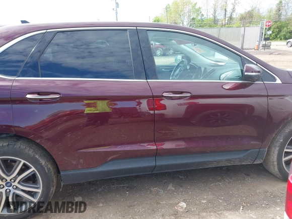 2021 Ford Edge Titanium with VIN 2FMPK4K99MBA41965, listed as a IAAI auction lot 42114607 with 87,848 mi miles and . Bid and sale history available at DreamBid. Image 14.