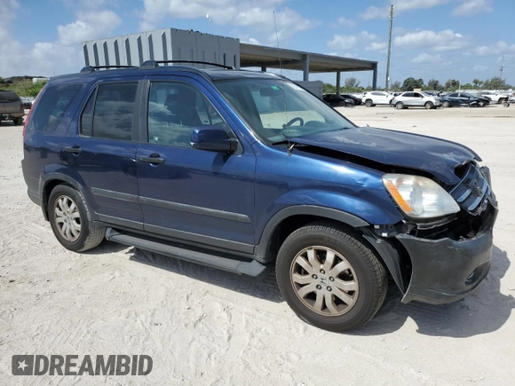 2005 Honda CR-V EX with VIN SHSRD78865U346215, listed as a Copart auction lot 53931105 with 170,438 mi miles and Salvage Title. Bid and sale history available at carsss.com. Image 4.