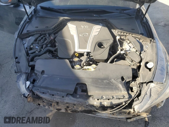 2018 Infiniti Q60 Sport with VIN JN1EV7EK9JM342313, listed as a Copart auction lot 68143604 with 68,855 mi miles and Salvage Title. Bid and sale history available at DreamBid. Image 11.