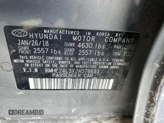 2018 Hyundai Sonata Hybrid SE with VIN KMHE24L3XJA078631, listed as a Copart auction lot 43017925 with 90,103 mi miles and Salvage Title. Bid and sale history available at carsss.com. Image 12.