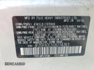 2016 Subaru Crosstrek Premium с VIN JF2GPADC5GH274263, выставлен на аукционе Copart как лот 64240895 с пробегом 105 458 миль миль и На запчасти • Non repairable. История ставок и продаж доступна на DreamBid. Изображение 14.