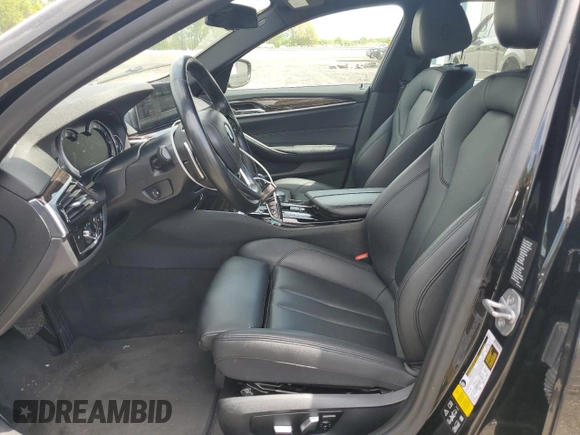 2018 BMW 5 Series 530i xDrive with VIN WBAJA7C56JWA71638, listed as a Copart auction lot 53943275 with 113,076 mi miles and Salvage Title. Bid and sale history available at carsss.com. Image 7.