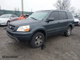 2004 Honda Pilot EX with VIN 5FNYF18614B009345, listed as a IAAI auction lot 41860445 with 1 mi miles. Bid and sale history available at carsss.com. Image 16.