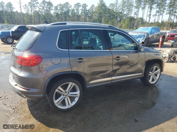 2016 Volkswagen Tiguan R-Line with VIN WVGAV7AX9GW612274, listed as a Copart auction lot 44234845 with 94,344 mi miles and Salvage Title. Bid and sale history available at carsss.com. Image 3.