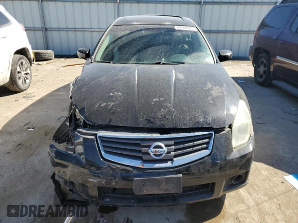 2008 Nissan Maxima 3.5 SE with VIN 1N4BA41E88C811469, listed as a Copart auction lot 47457975 with 138,306 mi miles and Salvage Title. Bid and sale history available at carsss.com. Image 5.