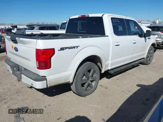 2020 Ford F-150 XL with VIN 1FTEW1C53LKD65959, listed as a IAAI auction lot 41701341 with 1 mi miles. Bid and sale history available at carsss.com. Image 4.