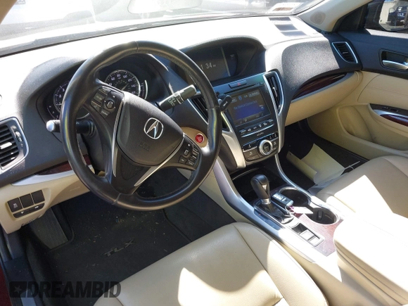 2016 Acura TLX with VIN 19UUB1F32GA000977, listed as a IAAI auction lot 41626510 with 124,916 mi miles. Bid and sale history available at carsss.com. Image 22.