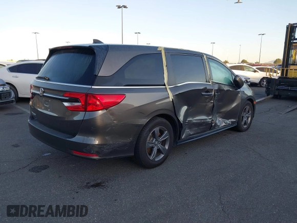 2022 Honda Odyssey EX with VIN 5FNRL6H51NB003886, listed as a IAAI auction lot 41542525 with 68,031 mi miles and . Bid and sale history available at DreamBid. Image 4.