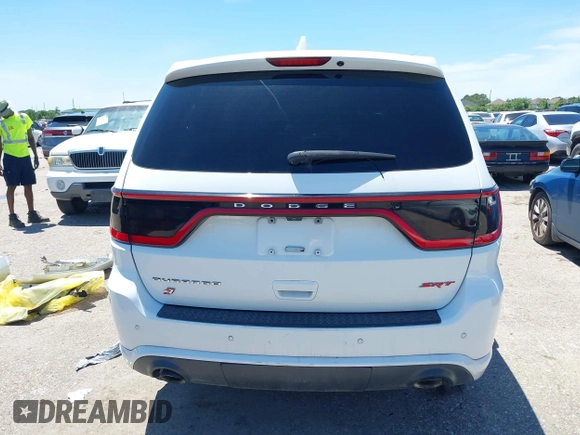 2018 Dodge Durango SRT with VIN 1C4SDJGJ4JC341550, listed as a IAAI auction lot 42147955 with 86,503 mi miles and . Bid and sale history available at DreamBid. Image 16.