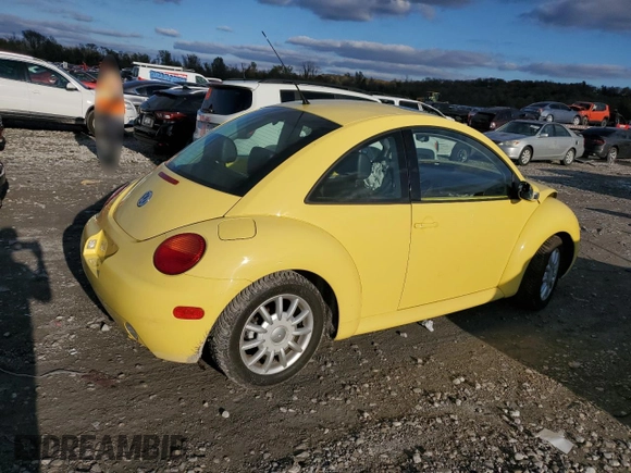 2005 Volkswagen New Beetle Coupe GLS with VIN 3VWCK31C45M404860, listed as a Copart auction lot 79457064 with 0 mi miles and Salvage Title. Bid and sale history available at carsss.com. Image 3.