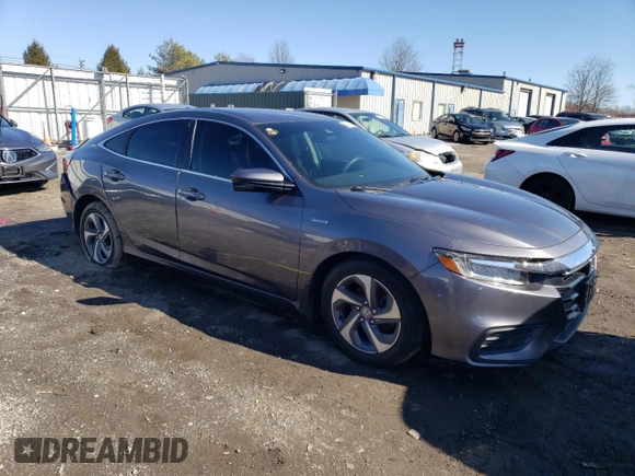 2019 Honda Insight EX with VIN 19XZE4F54KE000810, listed as a Copart auction lot 43331015 with 202,096 mi miles and Salvage Title. Bid and sale history available at carsss.com. Image 4.
