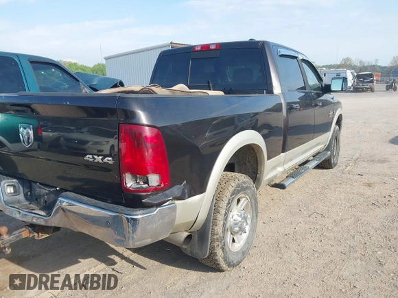 2010 Dodge Ram 2500 SLT with VIN 3D7UT2CL8AG127026, listed as a IAAI auction lot 41769726 with 168,960 mi miles. Bid and sale history available at carsss.com. Image 4.