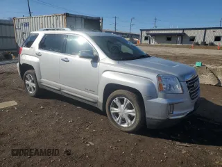 2017 GMC Terrain SLT with VIN 2GKFLUEK0H6324639, listed as a Copart auction lot 46856675 with 62,408 mi miles and Salvage Title. Bid and sale history available at DreamBid. Image 4.