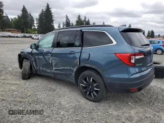 2021 Honda Pilot Special Edition with VIN 5FNYF6H27MB095691, listed as a Copart auction lot 56530165 with 43,152 mi miles and Salvage Title. Bid and sale history available at DreamBid. Image 2.