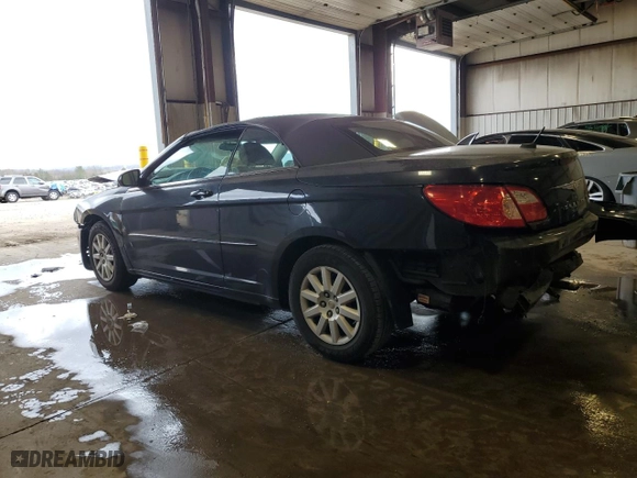 2008 Chrysler Sebring LX with VIN 1C3LC45K78N156271, listed as a Copart auction lot 51261545 with 0 mi miles and Salvage Title. Bid and sale history available at carsss.com. Image 2.