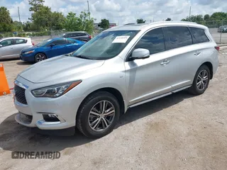 2017 Infiniti QX60 with VIN 5N1DL0MN8HC511220, listed as a IAAI auction lot 42140409 with 98,181 mi miles and . Bid and sale history available at carsss.com. Image 2.