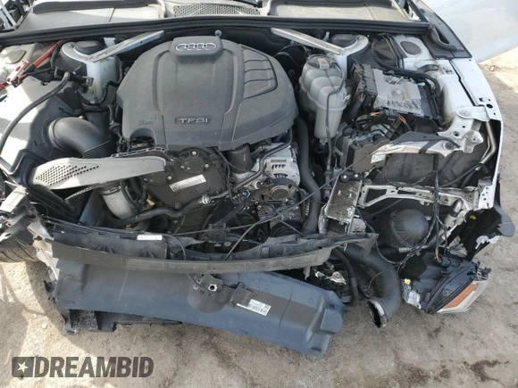 2019 Audi A5 Premium Plus with VIN WAUTNAF51KA046325, listed as a Copart auction lot 45772285 with 44,049 mi miles and Salvage Title. Bid and sale history available at DreamBid. Image 11.