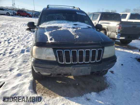2001 Jeep Grand Cherokee Limited with VIN 1J4GW58N41C636179, listed as a Copart auction lot 88356915 with 184,243 mi miles and Clean Title. Bid and sale history available at carsss.com. Image 5.