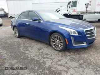 2014 Cadillac CTS Luxury RWD with VIN 1G6AR5SX9E0155626, listed as a IAAI auction lot 41271029 with 99,038 mi miles. Bid and sale history available at carsss.com. Image 1.