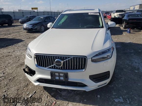 2020 Volvo XC90 Momentum with VIN YV4102PK2L1540873, listed as a Copart auction lot 47115885 with 66,156 mi miles and Salvage Title. Bid and sale history available at carsss.com. Image 5.