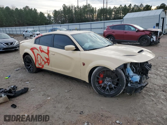 2020 Dodge Charger SRT Hellcat z VIN 2C3CDXL93LH129584, wystawiony jako Copart lot #84650694 z przebiegiem 43 576 mil mil oraz Szkoda całkowita • Salvage title. Historia ofert i sprzedaży dostępna na DreamBid. Obrazek 4.