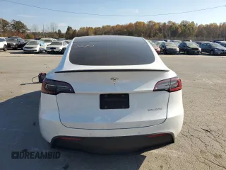 2022 Tesla Model Y Performance with VIN 7SAYGDEF5NF313270, listed as a Copart auction lot 78225584 with 41,166 mi miles and Salvage title. Bid and sale history available at DreamBid. Image 6.