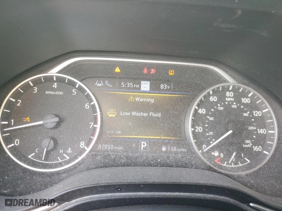 2020 Nissan Maxima SL with VIN 1N4AA6DV4LC373559, listed as a Copart auction lot 48618565 with 87,850 mi miles and Salvage Title. Bid and sale history available at carsss.com. Image 9.