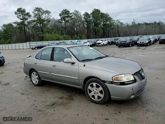 2006 Nissan Sentra 1.8 S with VIN 3N1CB51D26L612737, listed as a Copart auction lot 44734215 with 265,034 mi miles and Salvage Title. Bid and sale history available at carsss.com. Image 10.