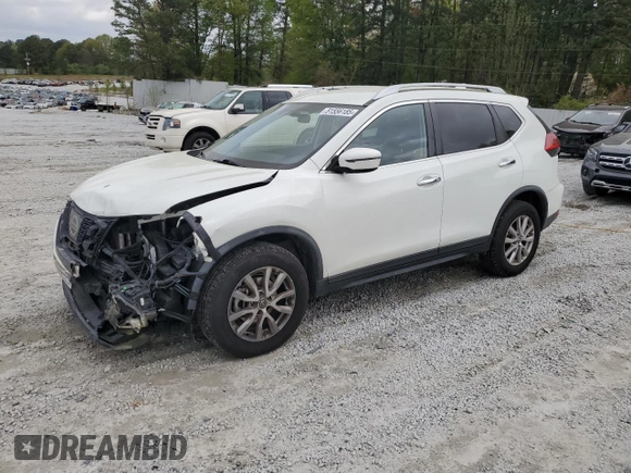 2017 Nissan Rogue S with VIN KNMAT2MV7HP582999, listed as a Copart auction lot 51556185 with 151,534 mi miles and Salvage Title. Bid and sale history available at carsss.com. Image 1.