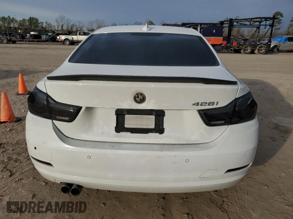 2015 BMW 4 Series 428i with VIN WBA3N3C54FK233185, listed as a Copart auction lot 88672905 with 120,317 mi miles and Salvage Title. Bid and sale history available at DreamBid. Image 6.