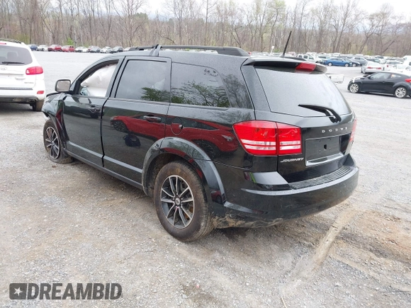 2018 Dodge Journey SE with VIN 3C4PDCAB8JT448530, listed as a IAAI auction lot 41942261 with 86,055 mi miles and . Bid and sale history available at carsss.com. Image 3.