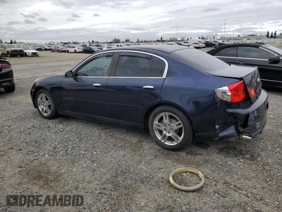 2005 Infiniti G35 Sedan with VIN JNKCV51E95M205580, listed as a Copart auction lot 51967025 with 168,527 mi miles and Salvage Title. Bid and sale history available at carsss.com. Image 2.