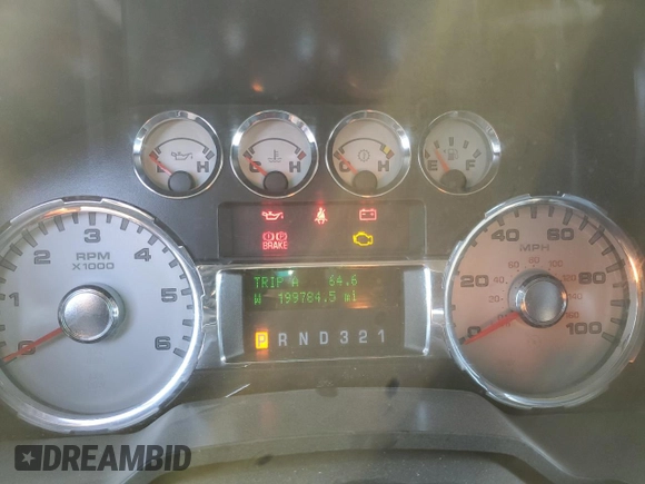 2010 Ford Super Duty F-250 SRW XL with VIN 1FTSW2BY1AEB34302, listed as a Copart auction lot 86792074 with 199,784 mi miles and Salvage Title. Bid and sale history available at carsss.com. Image 9.