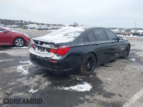2015 BMW 7 Series 750i xDrive with VIN WBAYB6C54FD225432, listed as a IAAI auction lot 41286904 with 94,139 mi miles. Bid and sale history available at carsss.com. Image 4.