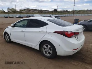 2015 Hyundai Elantra SE with VIN 5NPDH4AE1FH596078, listed as a Copart auction lot 52985755 with 95,758 mi miles and Salvage title. Bid and sale history available at DreamBid. Image 2.