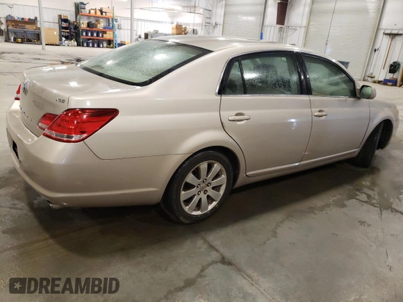 2005 Toyota Avalon XL with VIN 4T1BK36B45U056404, listed as a Copart auction lot 53120005 with 274,190 mi miles and Salvage Title. Bid and sale history available at DreamBid. Image 3.